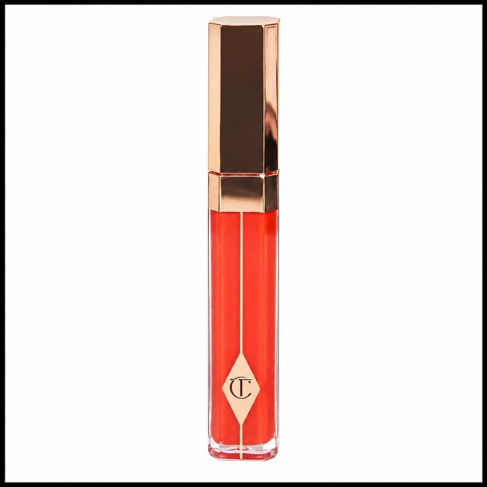 Charlotte Tilbury Lip Lustre RED VIXEN Full Size new Luxe Color-Lasting Lip Lacq